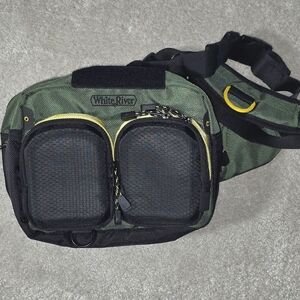 White River Green and Black Padded Waste Pouch